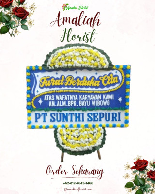 Papan Bunga Duka di Karimun