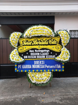 Papan Bunga Duka di Karimun