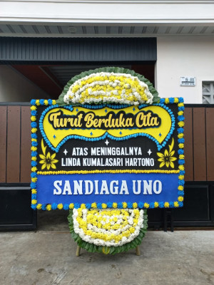 Papan Bunga Duka di Karimun